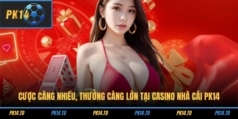 Cược Càng Nhiều, Thưởng Càng Lớn Tại Casino Nhà Cái PK14