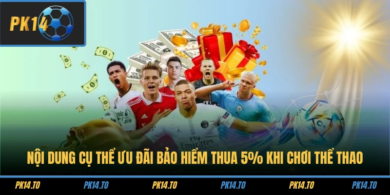 Nội dung cụ thể ưu đãi bảo hiểm thua 5% khi chơi thể thao